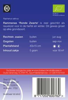 Rammenas &#039;Ronde Zwarte&#039;