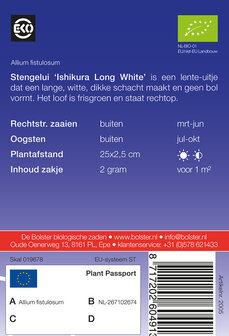 Ui-stengel &#039;Ishikura Long White&#039;