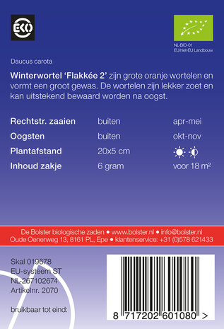 Winterwortel 'Flakkée 2'