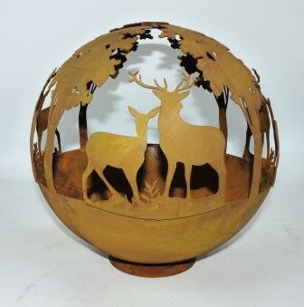 Vuurbal bos met hert (Merk: Gerry's Garden)