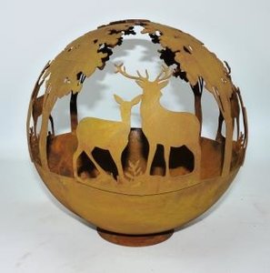Vuurbal bos met hert (Merk: Gerry's Garden)