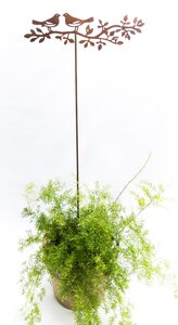 Vogels (2) op tak (Merk: Gerry's Garden)